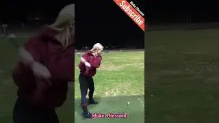 Blake Blossom playing golf