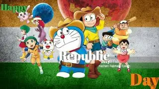 Nobita Doraemon Republic Day video