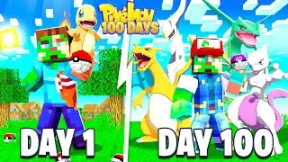 Я выжил 100 ДНЕЙ в Minecraft Pixelmon... Вот что произошло