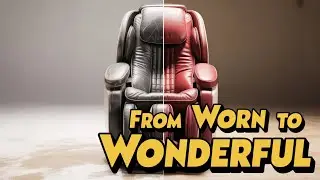 Leather Restoration - From Worn to Wonderful: Restoring Leather on My $80 Massage Chair #live