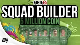 iMOTM 5 MILLION COIN SQUAD w/ BENZEMA, MULLER, ROBBEN | FIFA 14 Ultimate Team Squad Builder