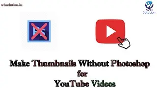 How To Make Thumbnails Without Photoshop for YouTube Videos [Hindi / Urdu]