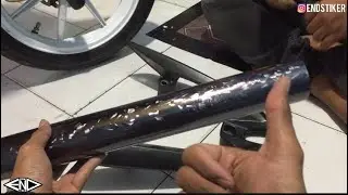 Karbon forged - gak perlu cape bikin manual sudah tersedia stiker/skotlet karbon forged
