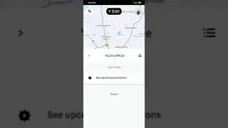 Uber Promotion Details + going online via Uber App