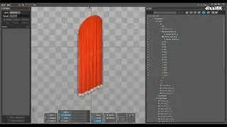 Spine lesson. Curtain animation