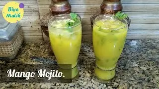 Mango Mojito|Summer Drink|Restaurant Style Recipe By Biya Malik