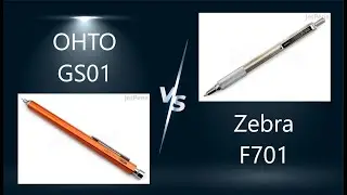 perfect pen episode 6 zebra f701 vs ohto gs01. plus 3 refill options.