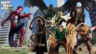 GTA 5 - Spider-Man Vs Sinister Six | No Way Home.