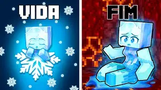 NASCIMENTO até o FIM da ELEMENTAL de GELO no Minecraft ◂Miika▸
