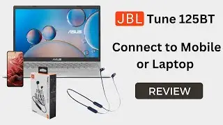 How to connect JBL Tune 125BT Wireless headphone  to Mobile phone and Laptop? #jblheadphones