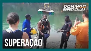 Único sobrevivente de um naufrágio espanta por nova profissão