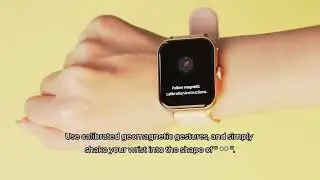 This video is detailed guide to using the Qibla direction feature on QWatch S6 for the first time.
