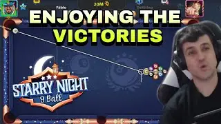 Playing The Starry Night 9 Ball Event in 8 Ball Pool - I CRIED IN THE END