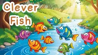 Clever Fish | #viralvideo #morallesson #englishstoriesforkids #cartoonforkids #cartoon #bedtimestory