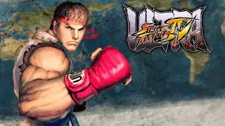 Ryu Playthrough Part 1 In Ultra Street Fighter 4!