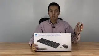 Беспроводная клавиатура и мышь HP 235. Распаковка.