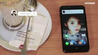 DOOGEE Y6 Piano Black 5.5 Inch Fingerprint Smartphone.