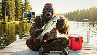 Bigfoot Bass Fishing Vlog #bigfootvlog #fishing #funny #bigfoot #new #trending #foryoupage #fyp