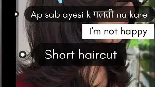 Haircut 😭 I’m not Saitsfied 😢😡So please don’t mistake friends 🙏🏻😭#haircut #viralvideo #youtube #sad 