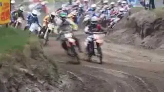 20150425 UMX 1 Heerde Start 1e M Derk ten Cate#85 Guus  ten Cate#235  P4250096
