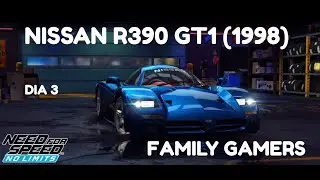 NEED FOR SPEED NO LIMITS NISSAN R390 GT1 (1998) DIA 2 LATIGAZO #nfs #nissan #familygame #game
