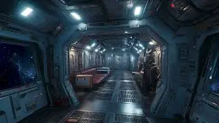 🌌 Abandoned Space Station | Hull Drone, Life Support Hum & Distant Creaks for Deep Sleep (10 Hours)
