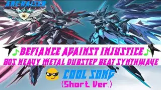 Defiance Against Injustice (Short Ver.) 🆒🤘 | 80's Heavy Metal Dubstep Beat Synthwave 🎸🎶