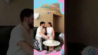 Emotions Gender Reveal 😍💙❤️ #babyshower #genderreveal