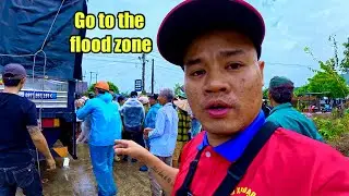Tony and the charity group will go into the flooded area to support people.