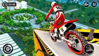Ramp Moto Stunts ENDLESS MODE-Best Android Gameplay HD #9