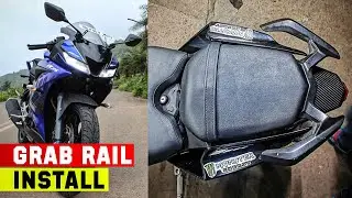 R15 V3 Back Panel Grab Rail Install - Bike Modify