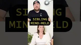 Can We Use Sibling Telepathy to Say the Same Word? #mindmeld #telepathy #games #shorts