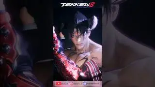 The Mishima Family Bloodline🩸Smooth Transition #jinkazama #tekken8 #tekken #shorts #kazuya #gaming