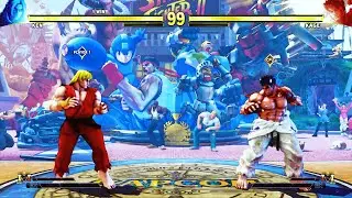 Ken vs Kage (Hardest) Street Fighter 5.