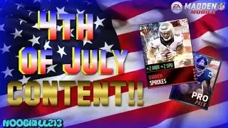 Промо-акция Madden Mobile 16, посвященная 4 июля, ЗДЕСЬ!!