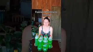 Fazendo desinfetante em casa