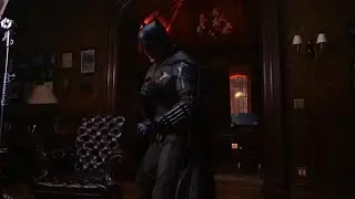 THE BATMAN- Robert Pattinson and Zo&euml; Kravitz fight scene behind the scenes footage