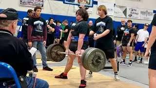 725 lb Deadlift Bosqueville Powerlifting Meet Jagger Summa