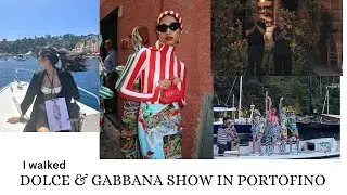 I Walked for DOLCE & GABBANA show in portofino as an Indian Model | Dream come true