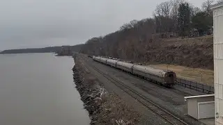 Maple Leaf 63 and Empire Service 236 appear at Rhinecliff on a semi chilly morning