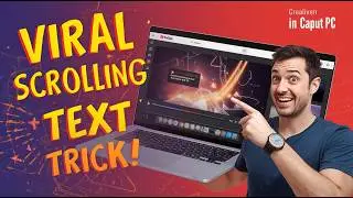 Viral Text Effect Trick - How to Create Scrolling Lyrics in CapCut PC Tutorial
