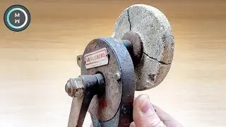 Old Hand Cranked Grinder-Perfect restoration