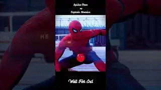🕷️ Spider-Man vs. Captain America ⚡ Who Would Win? #spiderman #captainamerica #marvel #avengers