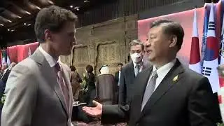 Xi Confronts Justin Trudeau At G20#g20#g20indonesia2022