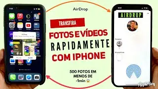 Como usar o #AIRDROP para transferir arquivos no iPhone ou iPad?