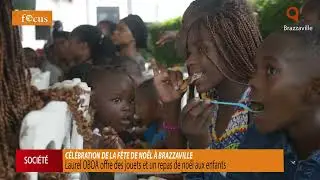 Laurel OBOA  illumine la f&ecirc;te de No&euml;l de milliers d'enfants de Brazzaville. 