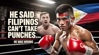 Irish Boxing Legend Said Filipinos 🇵🇭Can't Take Punches - What Happened Next Will Shock You
