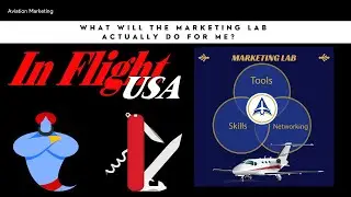 What does the Aviation Marketing Lab&nbsp;have to do with Aladdin's Genie and a Swiss Army knife?