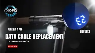 Pure Air 4 pro data cable replacement demonstration #foryou #escooter