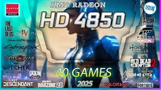 RADEON HD 4850 512mb + Ryzen 5 5600X Unleashed: Can It Handle 40 Popular Games? Find Out Now!